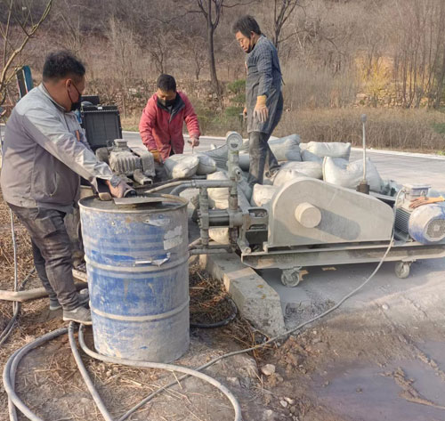 灵寿路面下沉注浆